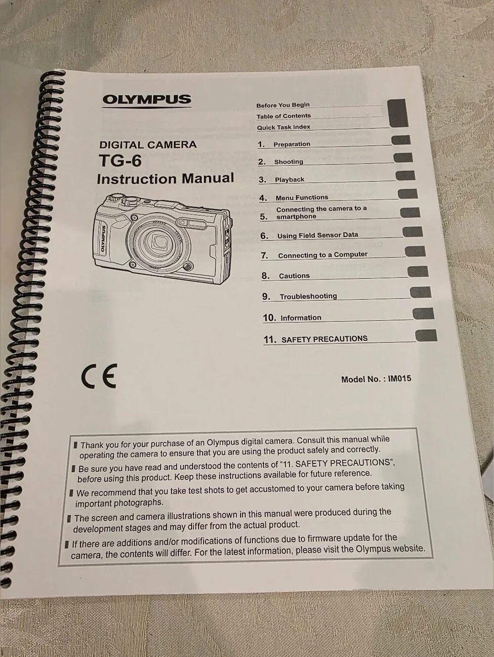 Olympus Tough TG-6 Red Compact Waterproof Digital Camera 12 MP/ 4K Video